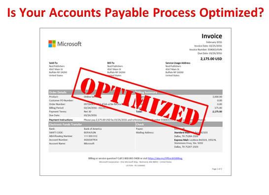 Optimize Accounts Payable